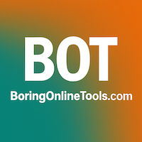 Boring Online Tools Logo